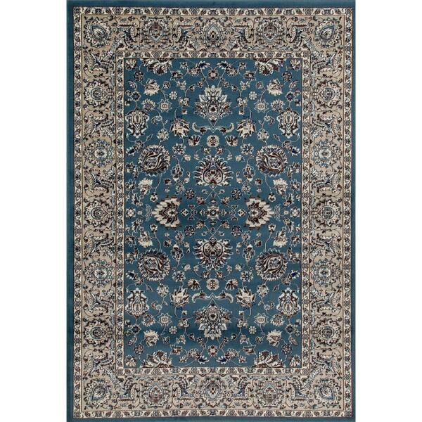 Art Carpet 9 X 12 Ft. Arabella Collection Accustomed Woven Area Rug, Medium Blue 841864101290